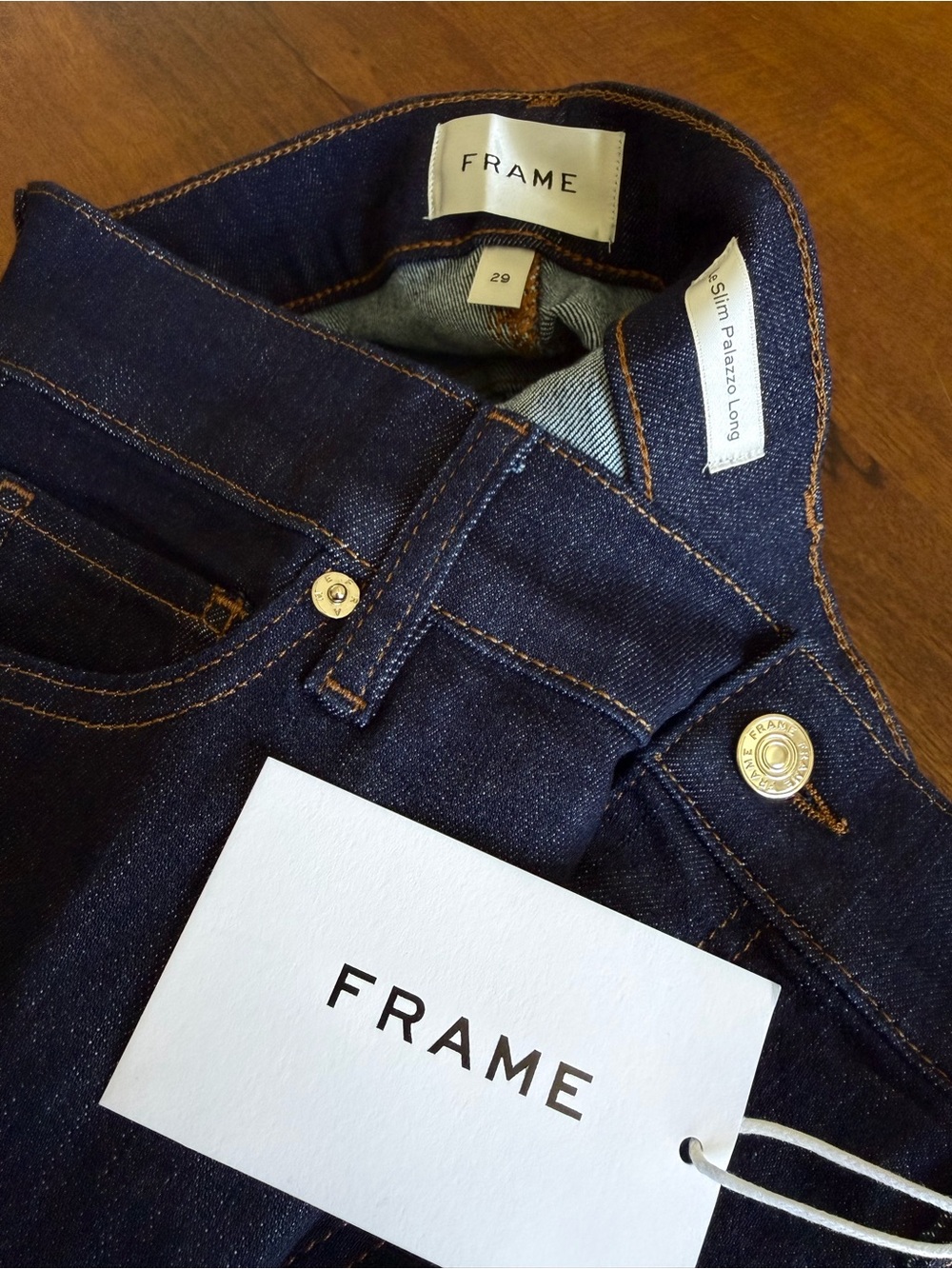 NWT FRAME Le Slim Palazzo Jeans - Picture 8 of 10